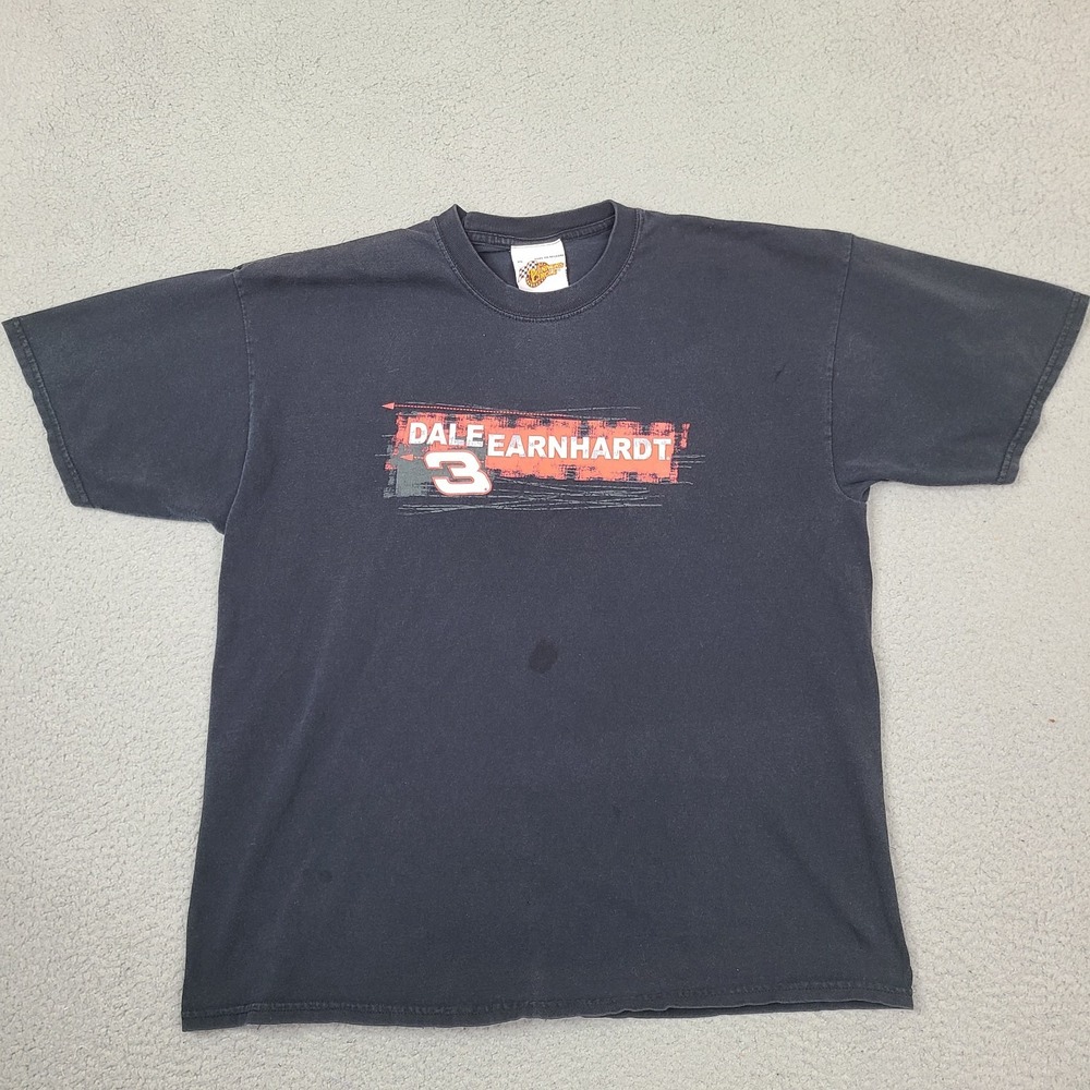 Vintage Dale Earnhardt Winners Circle NASCAR #3 T-Shirt Mens XL Black